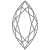 Diagram of Marquise Cut Diamond